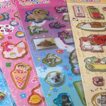 Sanx｜Heisei Retro Happy Happy Collection Nakayoshi Net Sticker｜200×95mm approx.