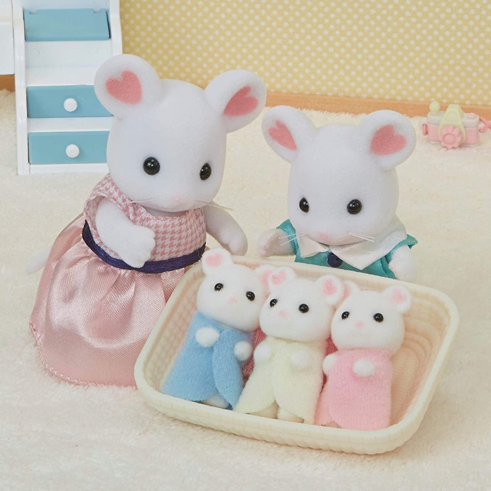 SylvanianFamilies｜Marshmallow Mouse Triplets-5337