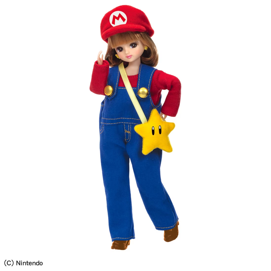 【limit 1】Licca｜Super Mario Licca-chan Mario Doll｜W125×H265×D42mm approx.