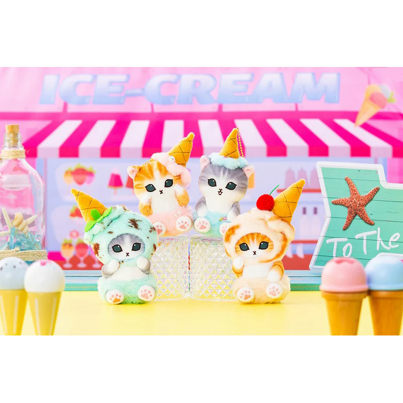 Mofusand｜Mascot Holder - Cat / Ice Cream Nyan Soda｜140×70×90mm approx.