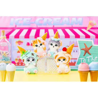 Mofusand｜Mascot Holder - Cat / Ice Cream Nyan Soda｜140×70×90mm approx.