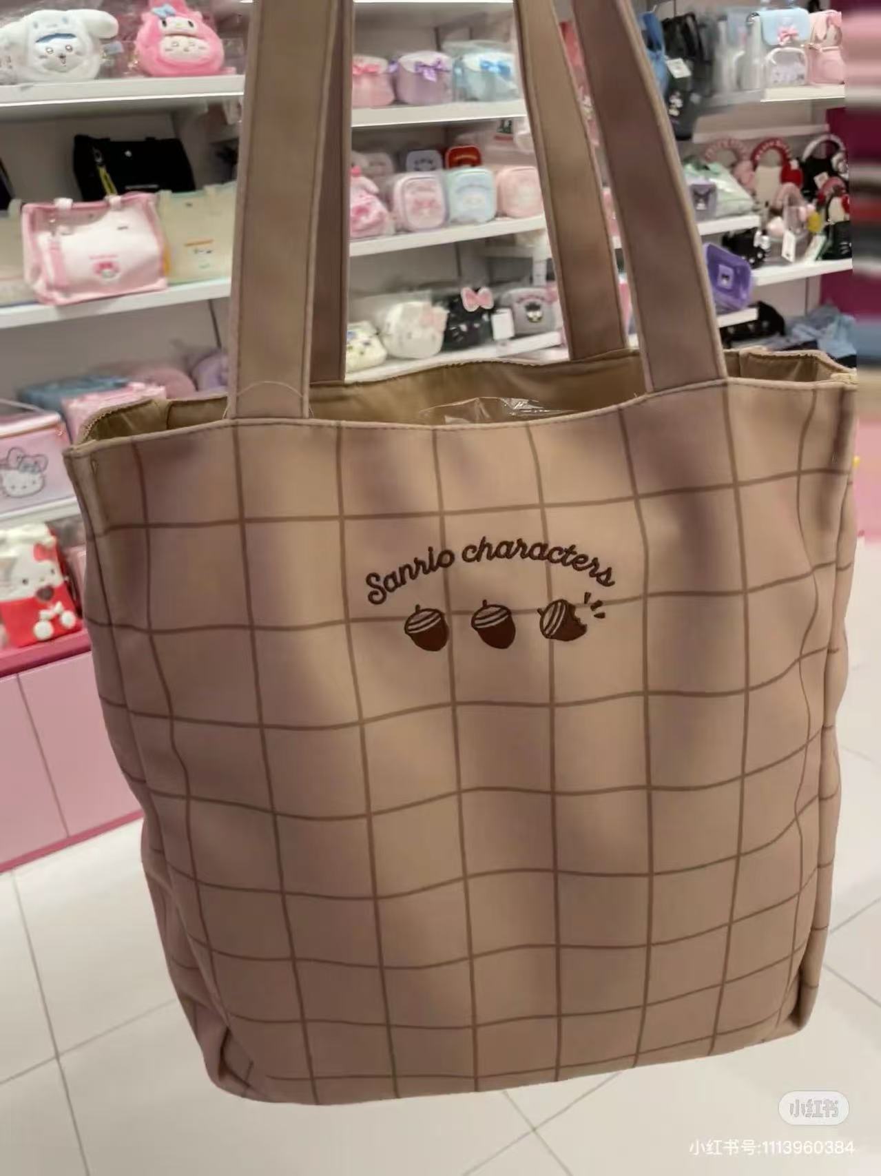 Sanrio｜Squirrel series Tote Bag ｜ 35× 59×38cm approx.