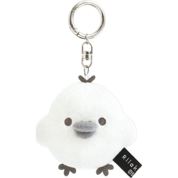 Rilakkuma｜San-x Basic Rilakkuma Monochrome Mascot Holder /Plush Keychain｜60×75×40mm approx.
