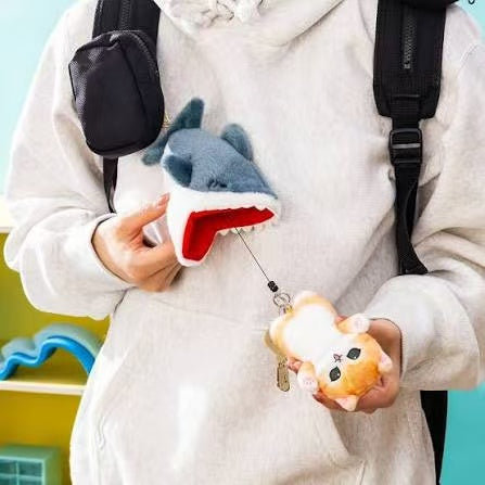 Mofusand｜Retractable Mascot Holder /Plush Keychain｜200×100×100mm approx.