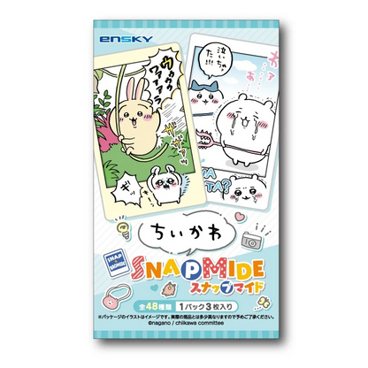 Chiikawa 吉伊卡哇｜Snapmide Character Card拍立得照片集锦盲袋第一弹/全48种｜1包3枚入