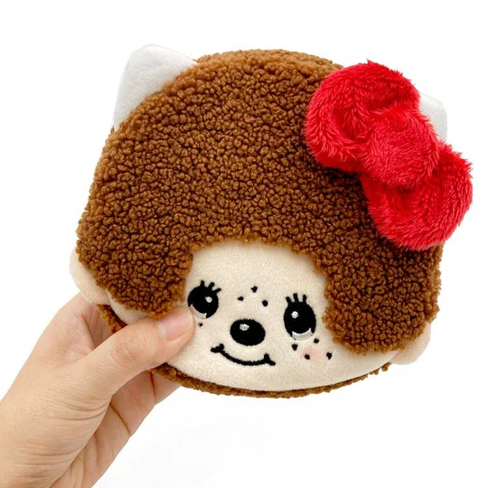 Monchhichi｜Hello Kitty Mascot Cosmetic Pouch｜155×145×50mm approx.