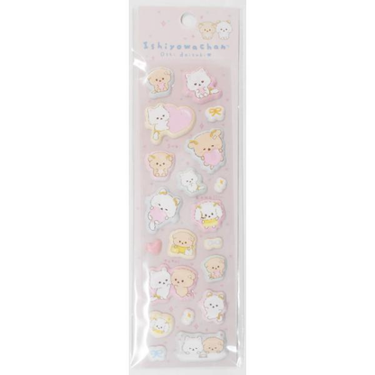 Sanx｜Love My Favorite Idol Ishiyowa-chan Squishy Sticker｜195×55mm approx.