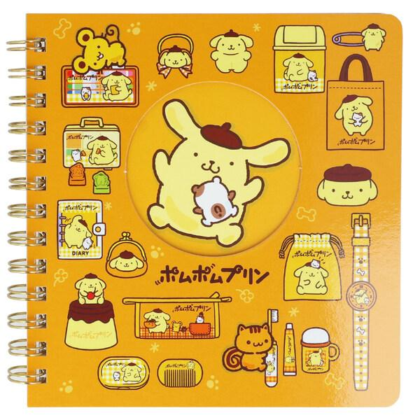 Sanrio｜Square ring notebook with window｜60 pages