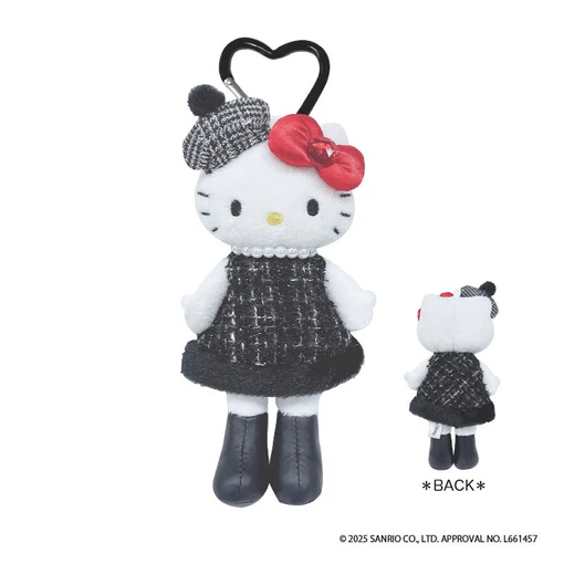 Hello kitty｜Style Up long leg Mascot Holder /Plush Keychain｜H180 x W125 x D44mm