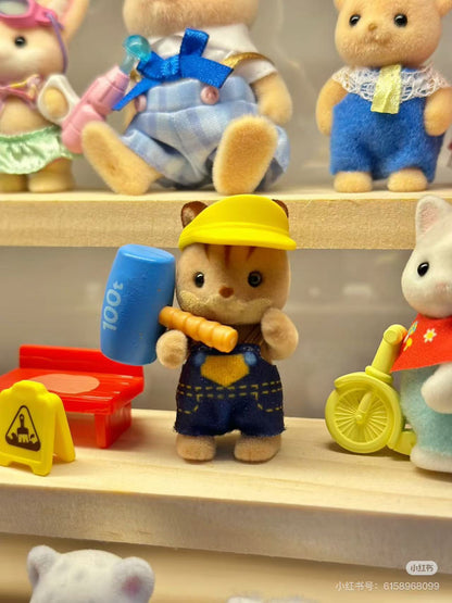 SylvanianFamilies｜Babys Love Crafts / baby builder/ Construction Series mystery bag/blind box/All 8 types｜1pcs