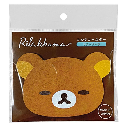 Rilakkuma｜Face Relax Colorful Die-Cut Cork Coaster｜115×77×5mm approx.