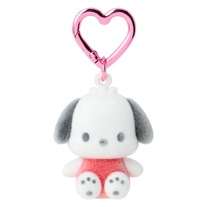 Sanrio｜Mini Sanrio Celebrating Shop 55th Anniversary Flocked Mascot Holder Bag Charm｜4.5×3.3×4.5cm approx.