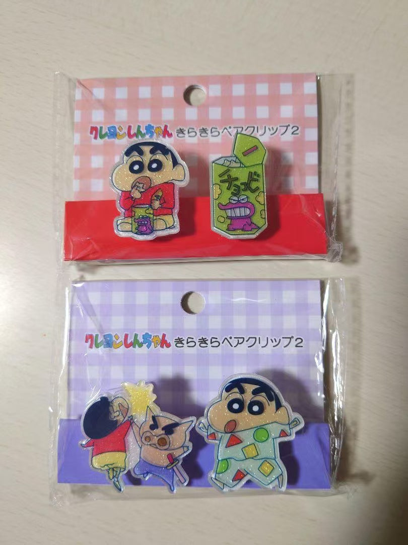 Crayon shin-chan｜Acrylic Clip Set ｜ 35×35×14mm approx.
