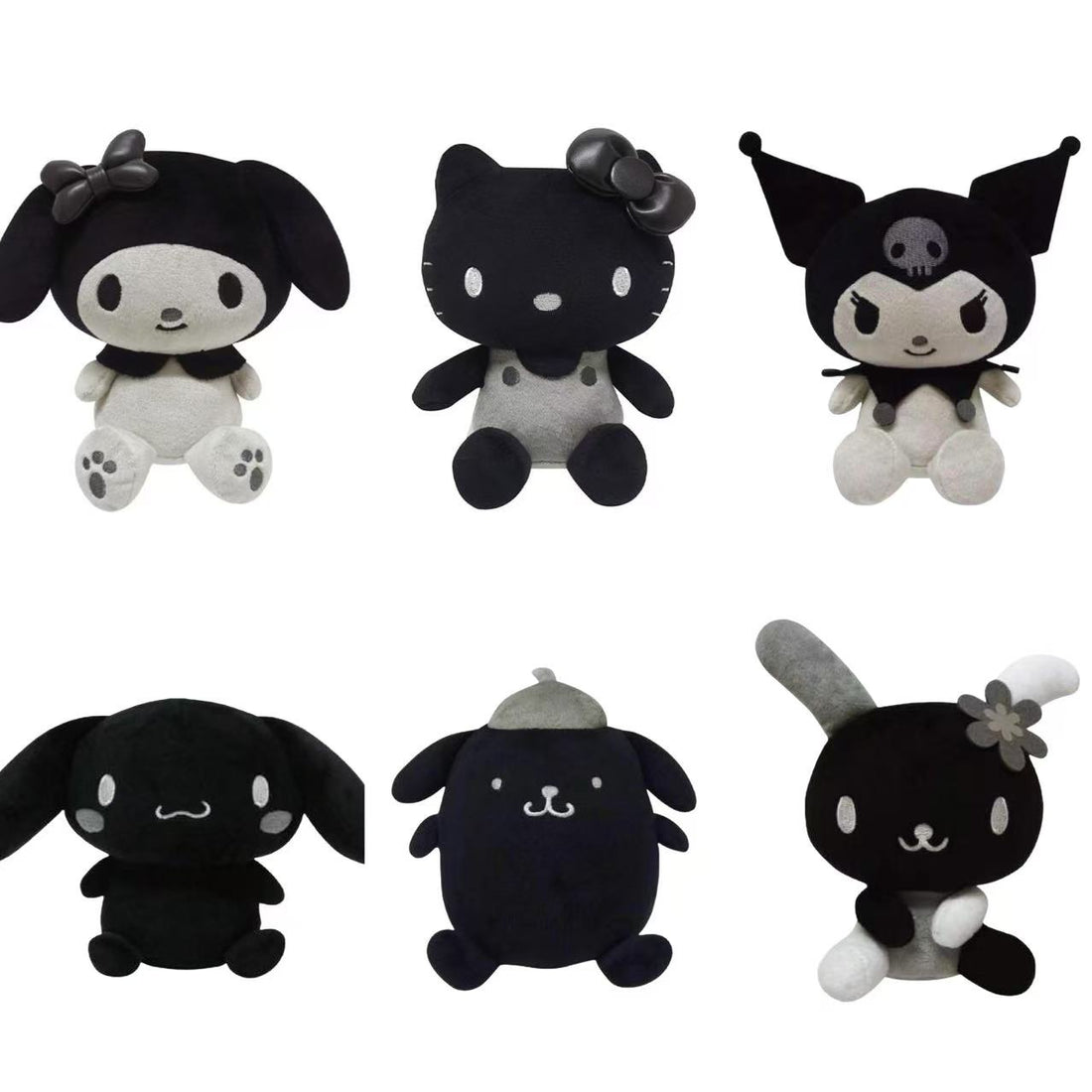 Sanrio｜Monochrome Plush Dolls/Plush Toy｜135×180×110mm approx.