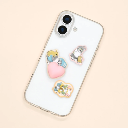 mofusand｜Mochipop Sticker｜43×42×15mm approx.