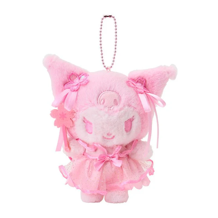 Sanrio｜Sakura Cherry Blossom Fairy Flower Mascot Holder /Plush Keychain｜11×8×14cm approx.