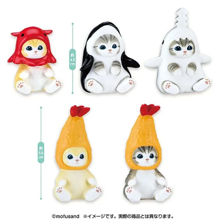 Mofusand｜Cutie Cats in Shark Costume Vol.2 mystery bag/blind box/All 5 types｜1pcs