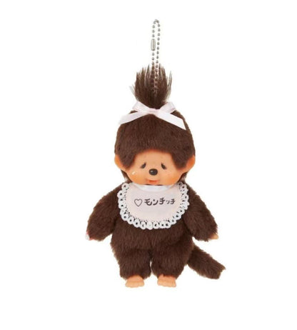 【limit 1】Monchhichi｜Limited Edition Bib Mascot Holder /Plush Keychain