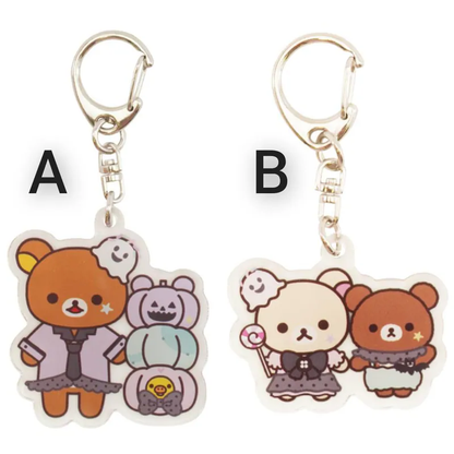 Rilakkuma｜Store 18th Anniversary Exclusive Halloween 2026 Acrylic Keychain｜46 x 51 mm approx.