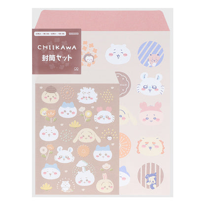 Chiikawa 吉伊卡哇｜可爱角色信封｜大小各5枚