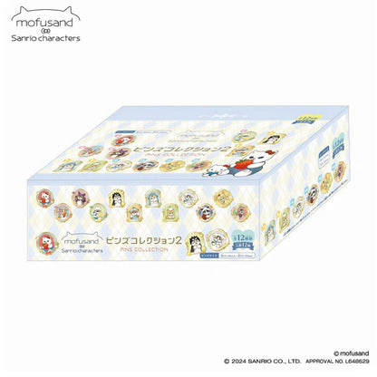 Mofusand｜Sanrio Characters Pins Collection 2 blindbox/blindbag/All  12 types｜1pcs