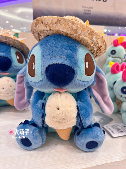 Disney｜2024 Winnie the Pooh草帽系列公仔｜約高さ26×幅14.5×奥行き18cm