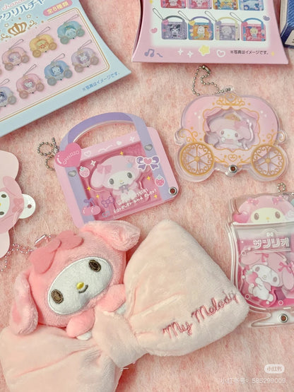 Sanrio三丽鸥｜Secret Custom Acrylic Charm - Prince &amp; Princess Blind Box王子与公主南瓜马车多层亚克力挂件盲盒/全8种｜1枚入