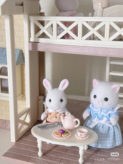 SylvanianFamilies森贝儿家族｜ Persian Cat Mother波斯猫妈妈植绒站宝/玩具/过家家