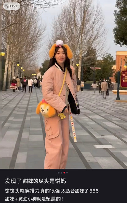 Disney｜Cookie安饼饼/可琦安毛绒大耳朵发箍