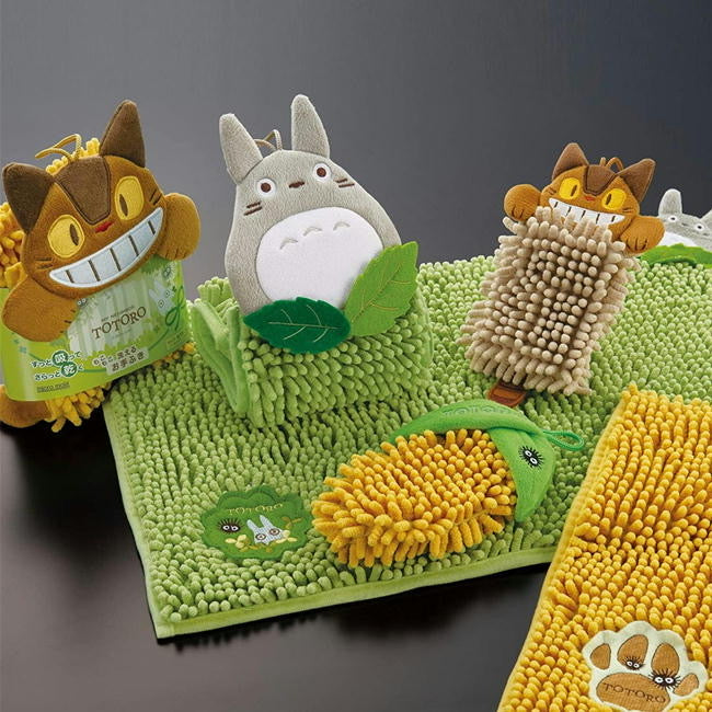 My neighbor totoro｜吉卜力宫崎骏长条可悬挂式特殊吸水速干材质/吸水性强/擦手巾/吸水巾/可叠起调整长度｜叠双层约15×28cm