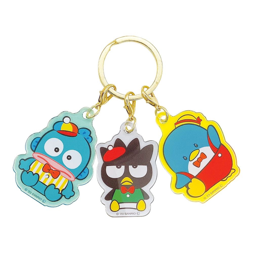 Sanrio｜亚克力角色三连钥匙扣/钥匙圈