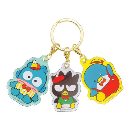 Sanrio｜亚克力角色三连钥匙扣/钥匙圈