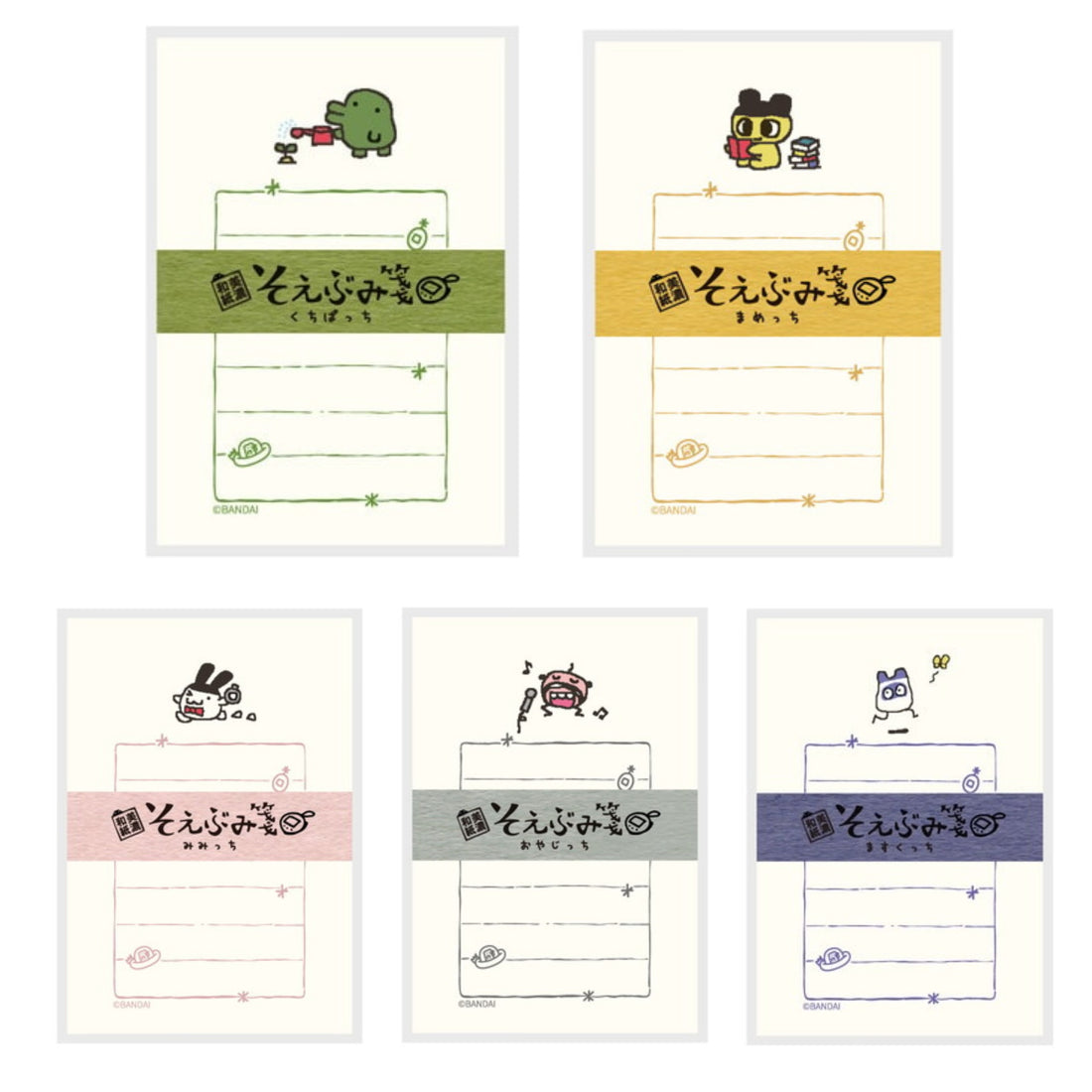 Tamagotchi|Paper Flake Stickers|W90 x H125 x D7mm approx.