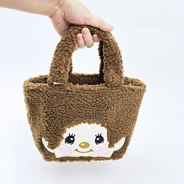 Monchhichi｜insulated lunch bag with fleece fabric｜300mm x 180mm x 120mmapprox.