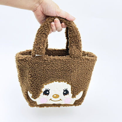 Monchhichi｜insulated lunch bag with fleece fabric｜300mm x 180mm x 120mmapprox.