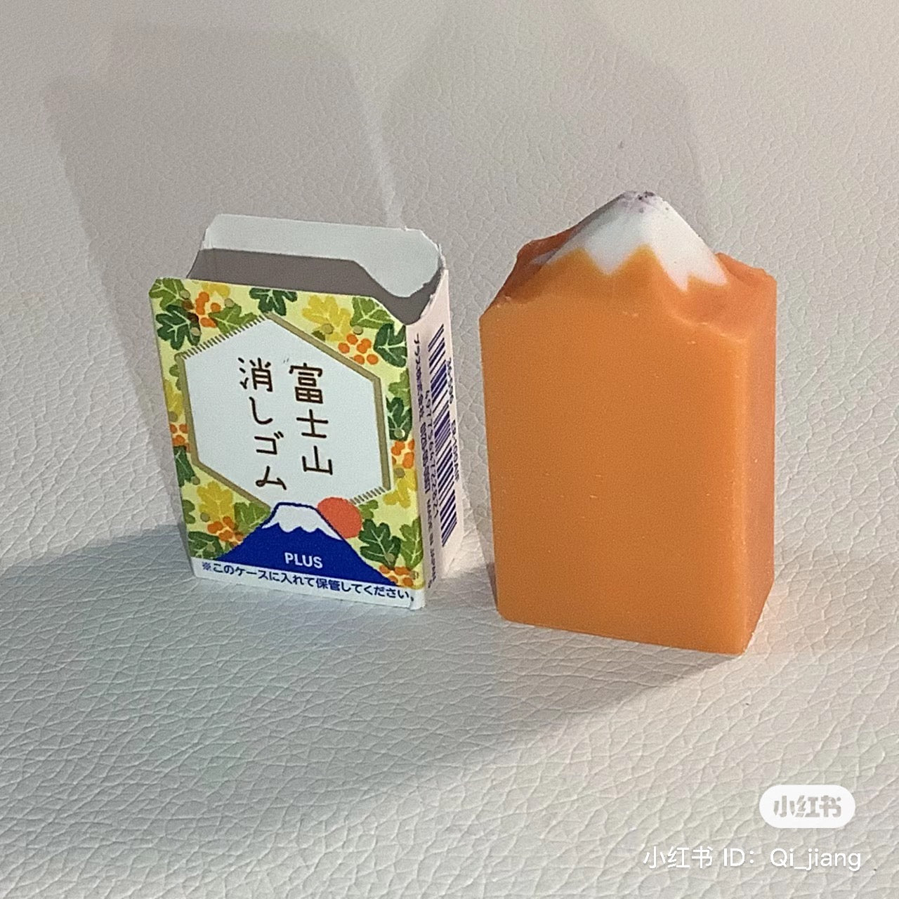 Eraser Plus普乐士｜Air-in30周年富士山限定橡皮/擦出一块富士山/伴手礼｜2枚入