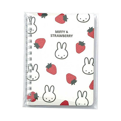 Miffy米菲｜草莓限定可爱螺旋A6笔记本/记事本｜64张