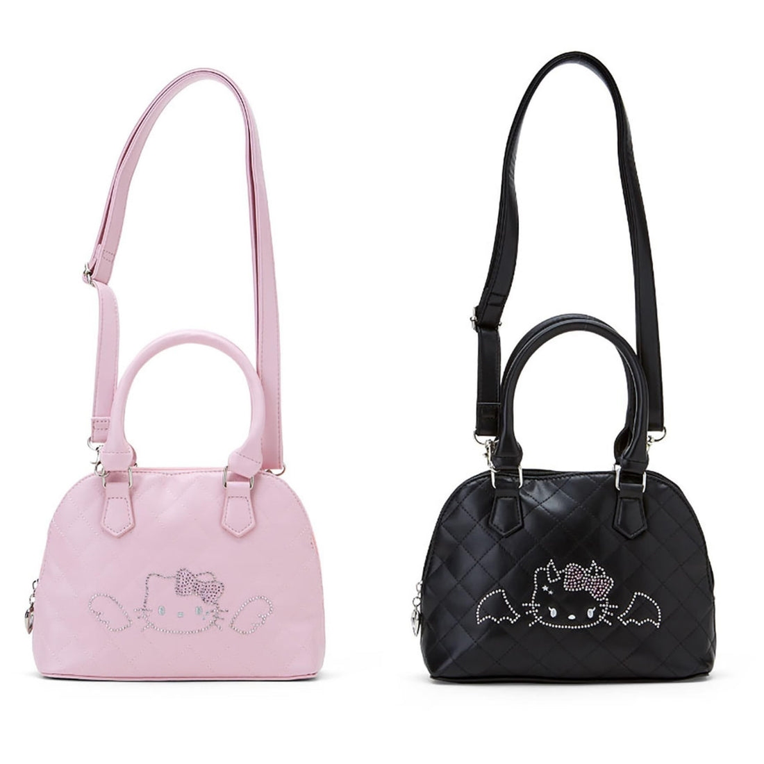Hello kitty凯蒂猫｜Sanrio Hello Kitty 2-Way Boston / Angel and Little Devil天使恶魔两用包｜约 32.1 x 31.1 x 8.6cm