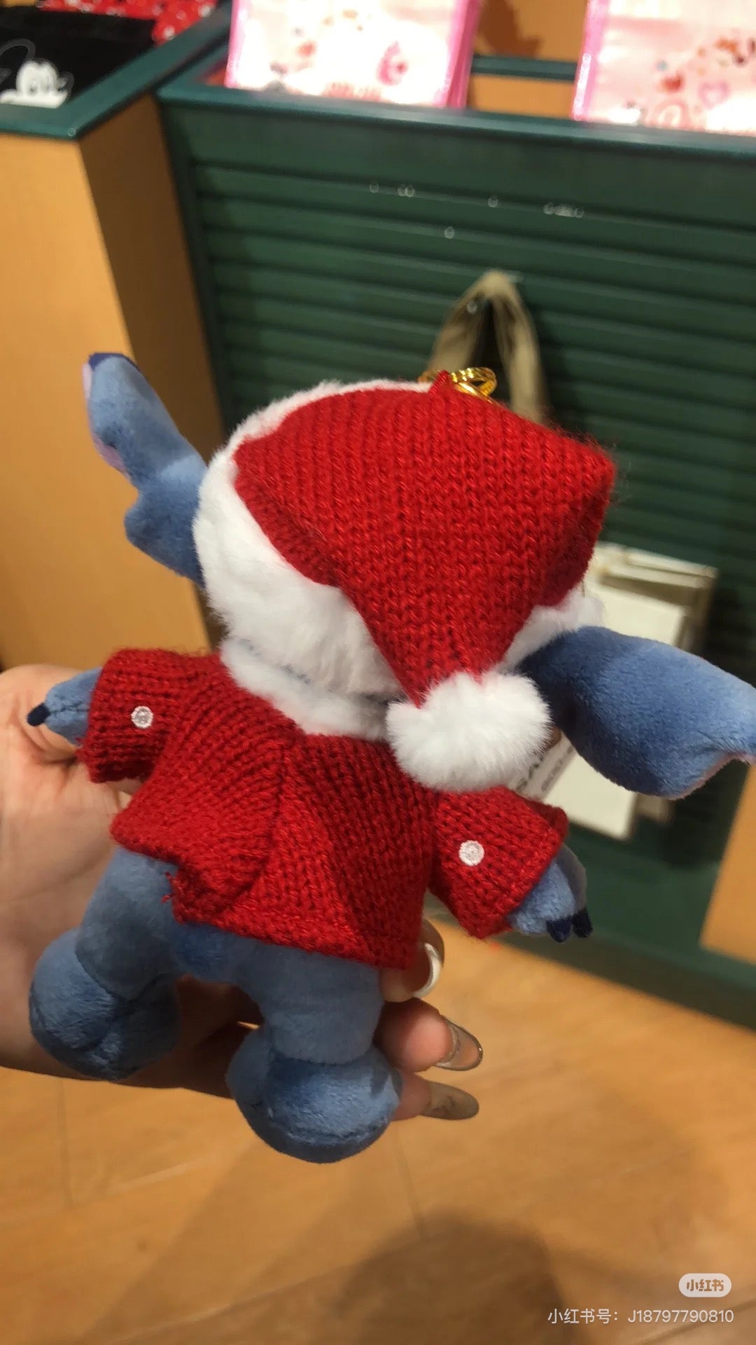 Disney迪士尼｜Plush Keychain Disney Store Japan Christmas 2024东迪冬日圣诞限定系列可爱角色毛绒玩偶挂件/包挂/圣诞树装饰｜约H13.5×W16.5×D9cm