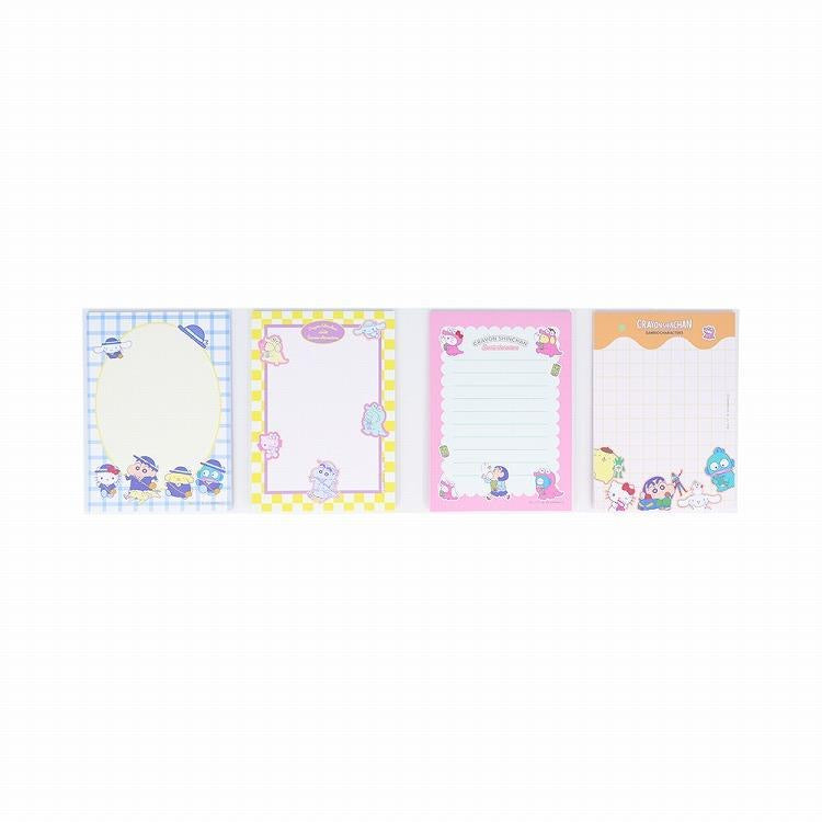 Sanrio｜ Crayon Shinchan Flip Memo Pad蜡笔小新联名翻盖便签本｜約9.7×1.5×13cm