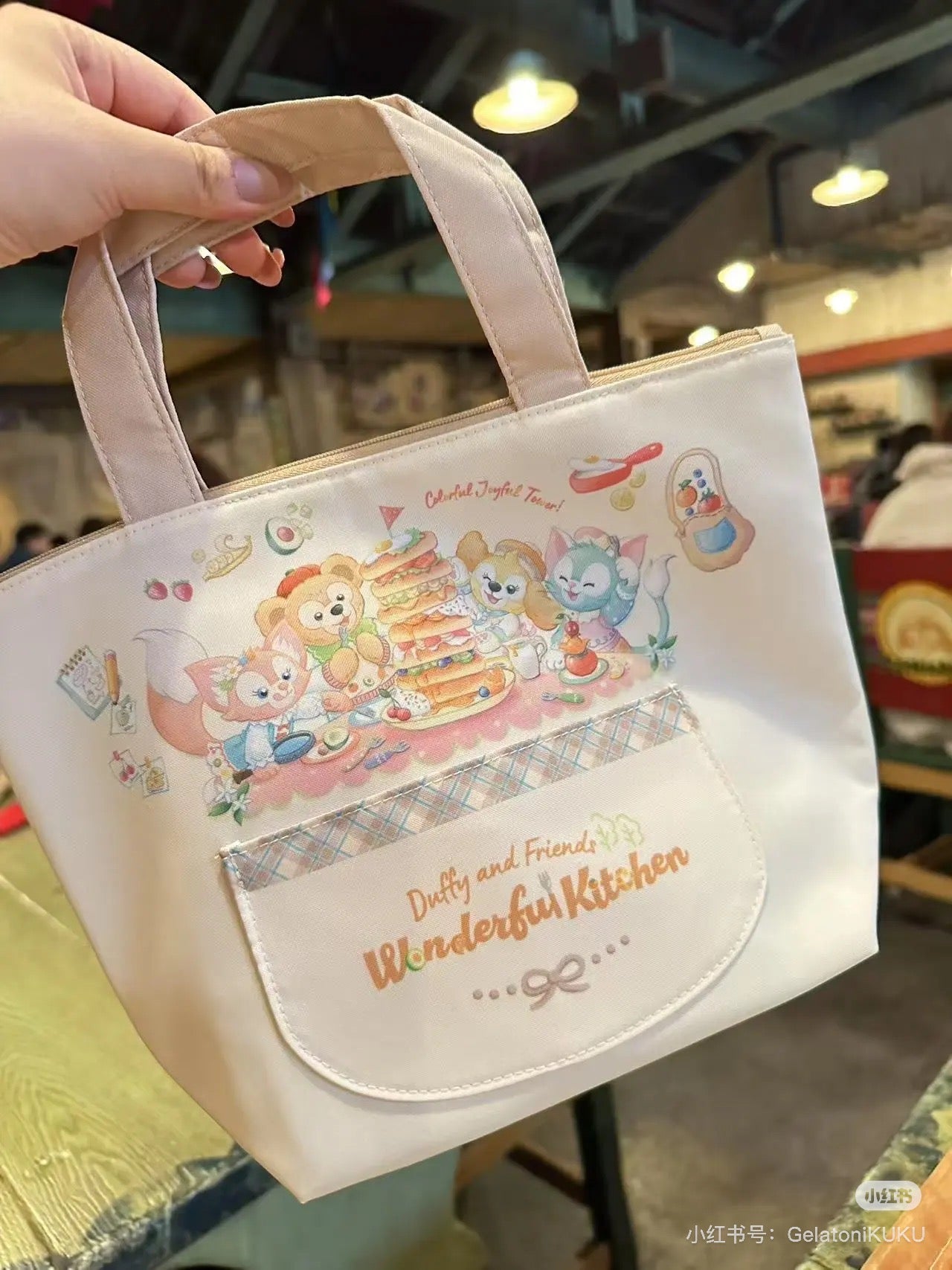 Disney迪士尼｜东迪梦幻奇妙厨房系列餐厅餐包/手提包/小托特包/正反面都可爱