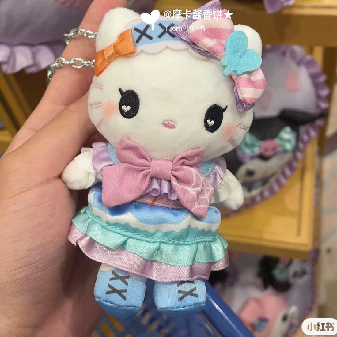 Hello kitty凯蒂猫｜USJ万圣节多巴胺kitty限定挂件