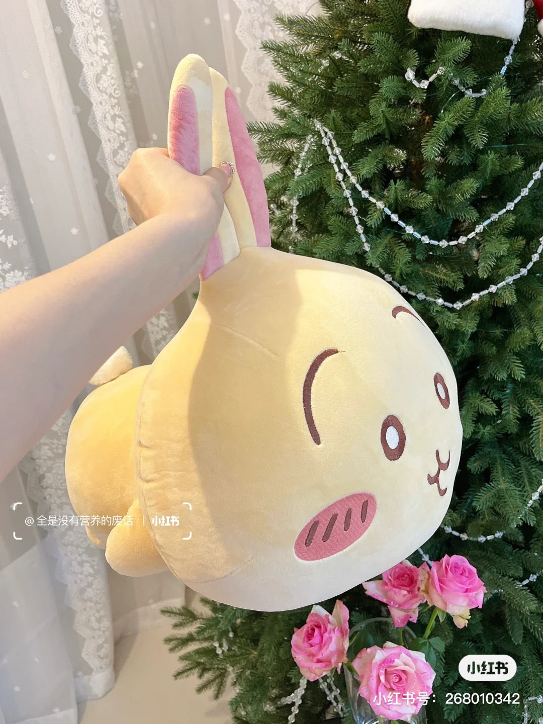 Chiikawa 吉伊卡哇｜很敦实的MOCHI手感棉花糖超大趴趴抱枕/公仔｜約H300×W350×D430mm