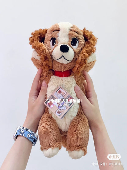 Disney迪士尼｜东迪Soft Plush Doll Lady超柔软淑女大小姐狗狗公仔/玩偶｜约H12×W14×D32cm