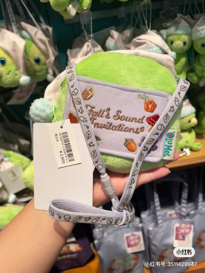 Disney迪士尼｜2024东迪秋日睡衣派对Olu小龟毛绒斜挎包/卡包/零钱包