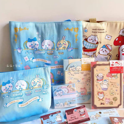 Chiikawa 吉伊卡哇｜Wonder tea time爱丽丝梦游仙境下午茶系列信封信纸套装｜约H147 x W97 x D3mm