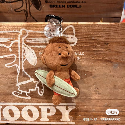 Snoopy｜HAWAII夏威夷限定晒黑的小黑仔们挂件/包挂｜约H19 x W11 x 14cm