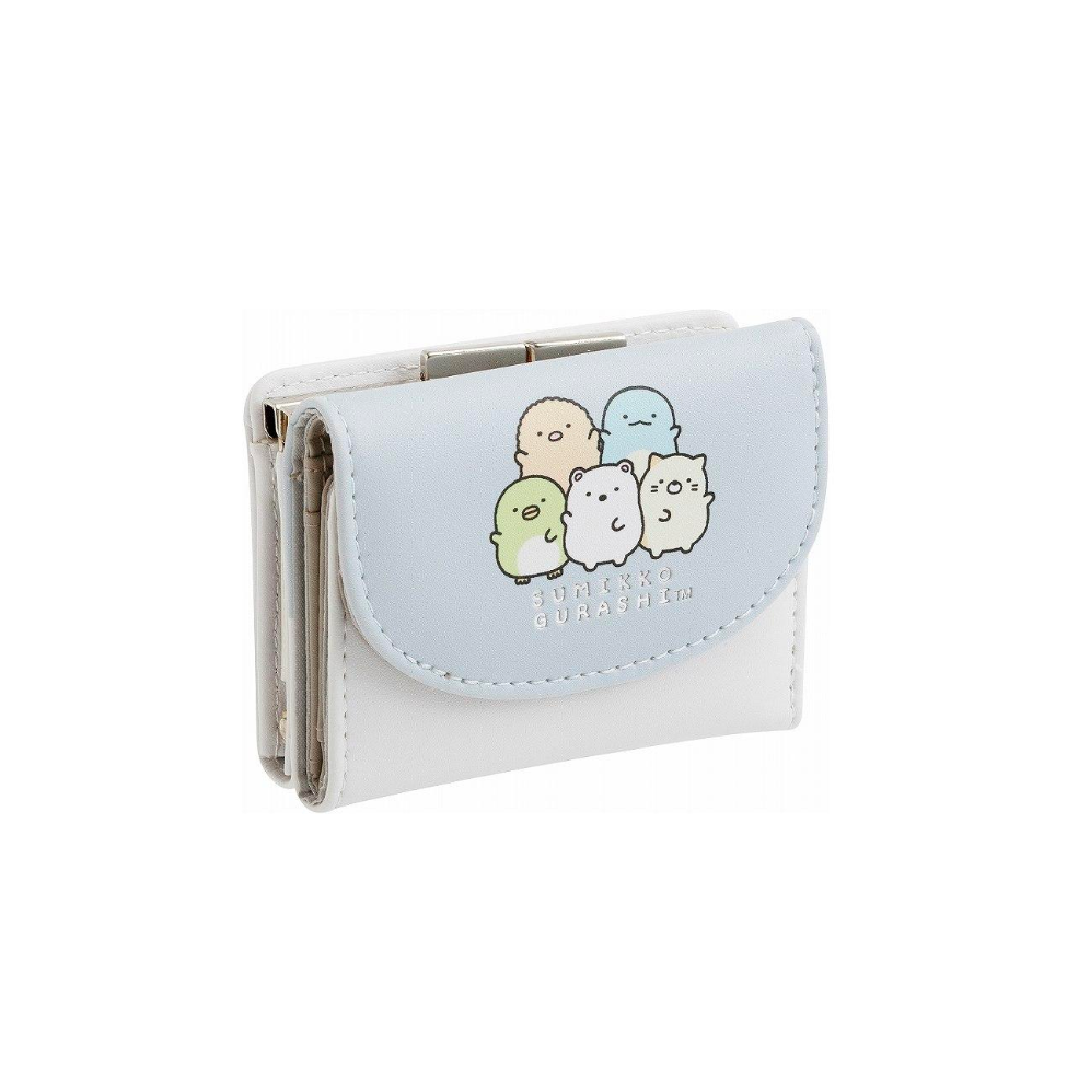 Sumikko gurashi｜Trifold Wallet White Okiniiri｜80×115×35mm approx.