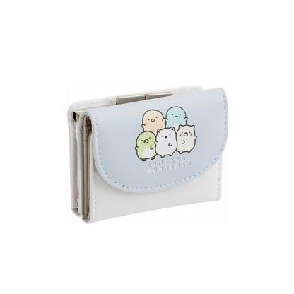 Sumikko gurashi｜Trifold Wallet White Okiniiri｜80×115×35mm approx.