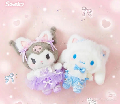 【limit 1】Sanrio｜White Cat Ballerina Mascot Holder /Plush Keychain｜9.5 x 6 x 13cm approx.